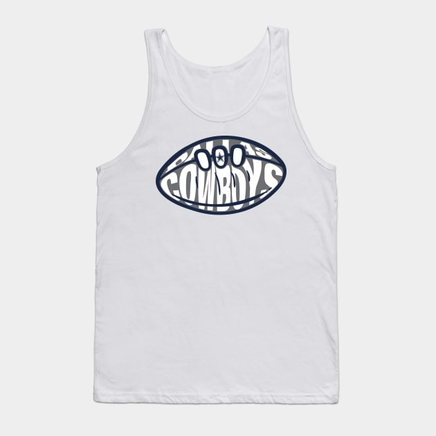 Dallas retro Football Tank Top by thecave85